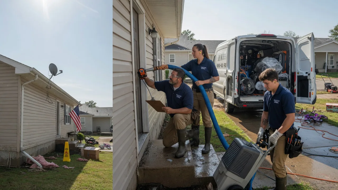 Ceiling Water Damage Restoration in Midfield, TX near me
